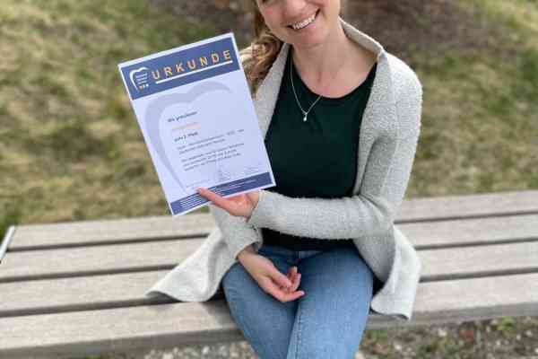 Platz 2 f&uuml;r Svenja: Unsere Hochschulstipendiatin kurz vorgestellt